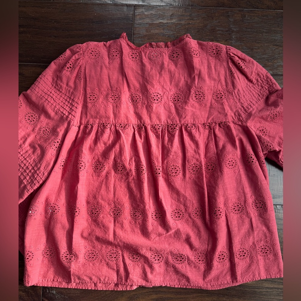 Sézane Nelle shirt in rosewood - Picture 2 of 4
